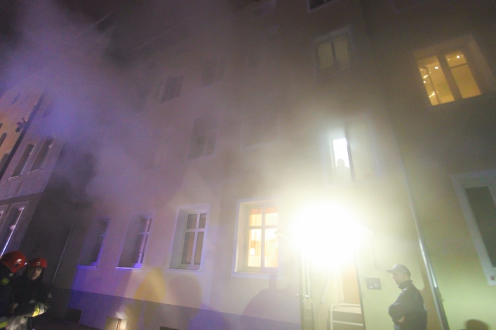Pożar mieszkania na ul. Żeromskiego