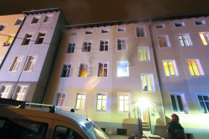 Pożar mieszkania na ul. Żeromskiego
