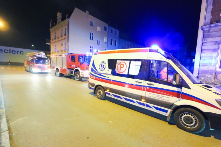 Pożar mieszkania na ul. Żeromskiego
