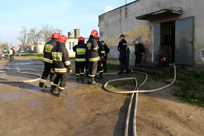 Pożar na ul. Skrzydlatej