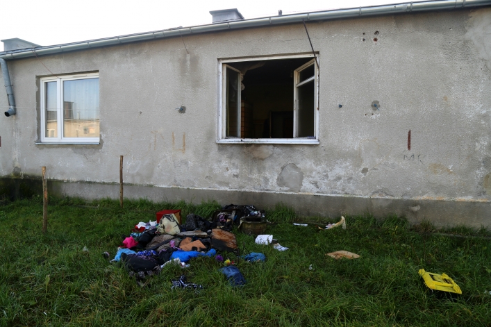 Pożar na ul. Skrzydlatej