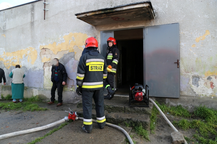 Pożar na ul. Skrzydlatej