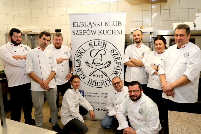 Pracowita noc w Restauracji Zmysły. Nocne gotowanie Elbląskiego Klubu Szefów Kuchni