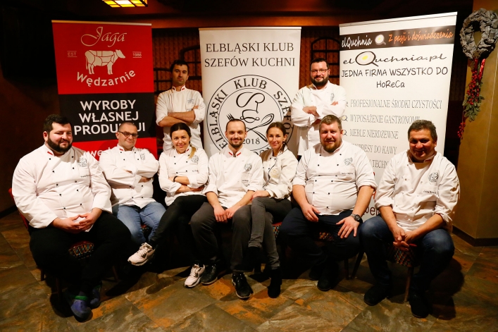 Pracowita noc w Restauracji Zmysły. Nocne gotowanie Elbląskiego Klubu Szefów Kuchni