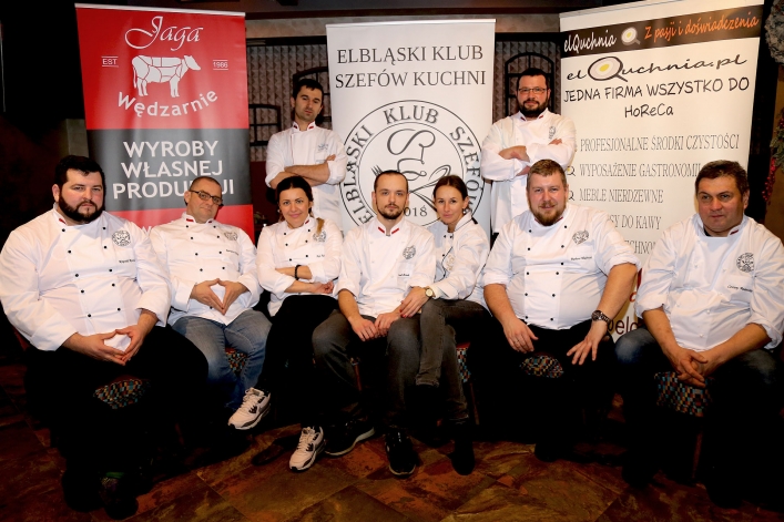 Pracowita noc w Restauracji Zmysły. Nocne gotowanie Elbląskiego Klubu Szefów Kuchni