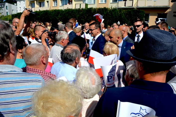Premier Mateusz Morawiecki odwiedził Elbląg