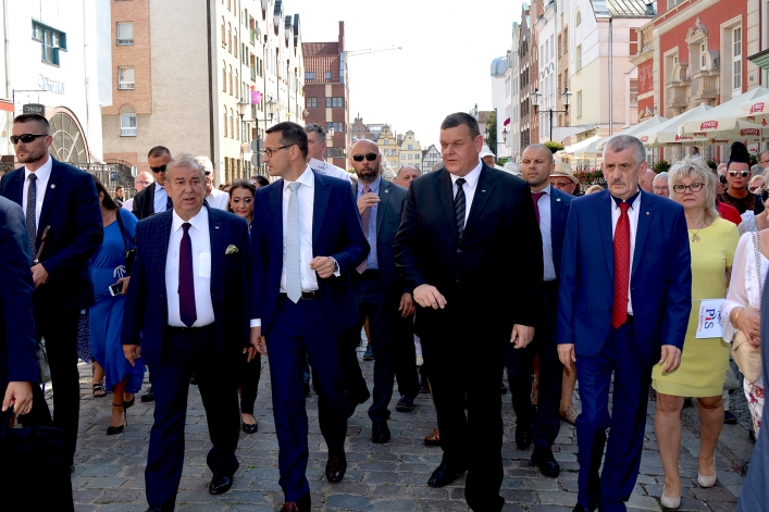 Premier Mateusz Morawiecki odwiedził Elbląg