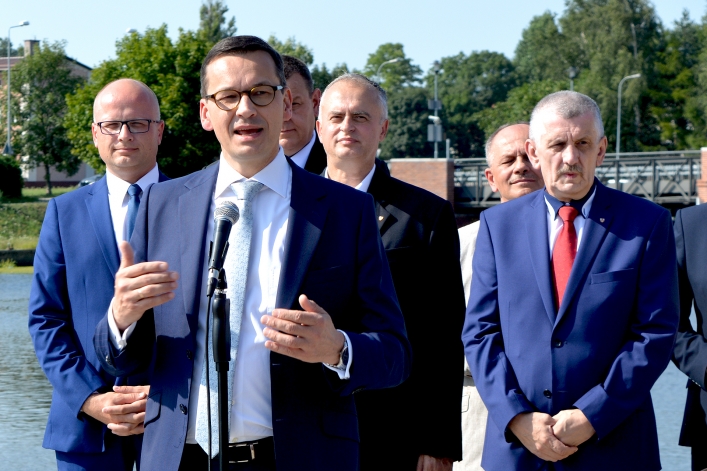 Premier Mateusz Morawiecki odwiedził Elbląg