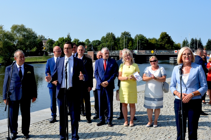 Premier Mateusz Morawiecki odwiedził Elbląg