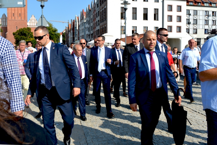 Premier Mateusz Morawiecki odwiedził Elbląg