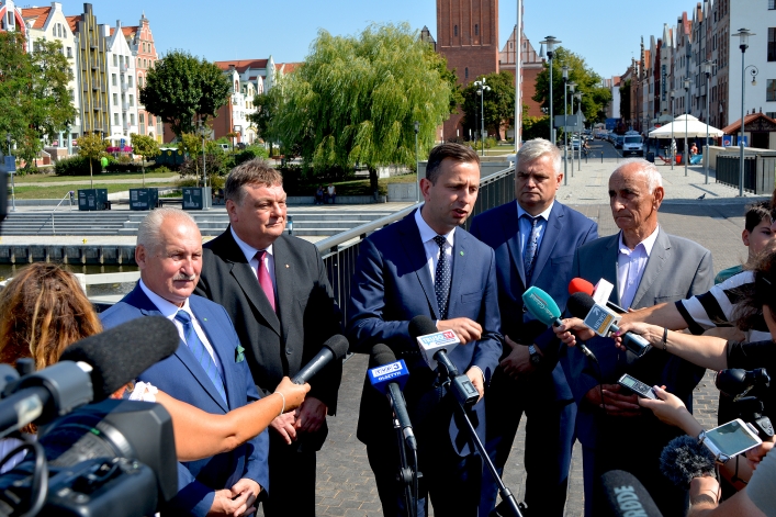Prezes PSL-u Władysław Kosiniak-Kamysz odwiedził Elbląg