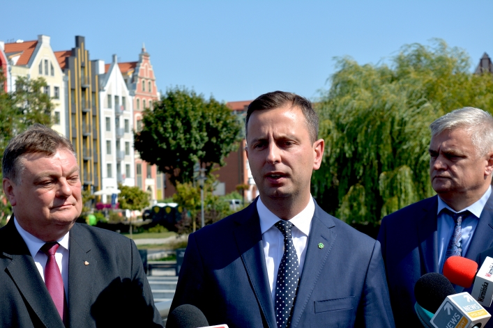 Prezes PSL-u Władysław Kosiniak-Kamysz odwiedził Elbląg
