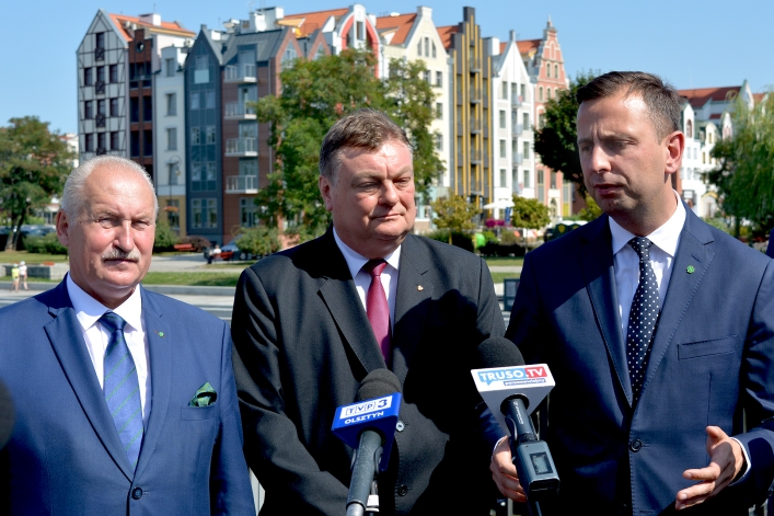 Prezes PSL-u Władysław Kosiniak-Kamysz odwiedził Elbląg