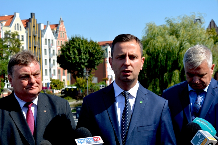 Prezes PSL-u Władysław Kosiniak-Kamysz odwiedził Elbląg