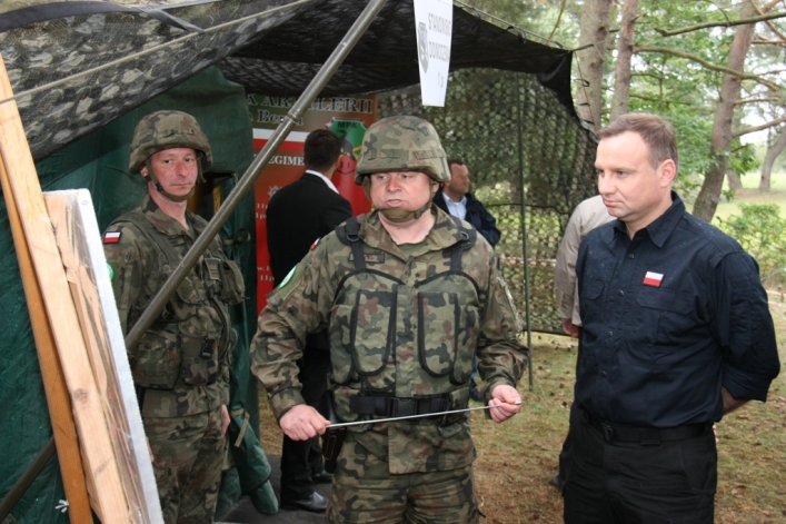 Prezydent Andrzej Duda obserwował działanie 11pa