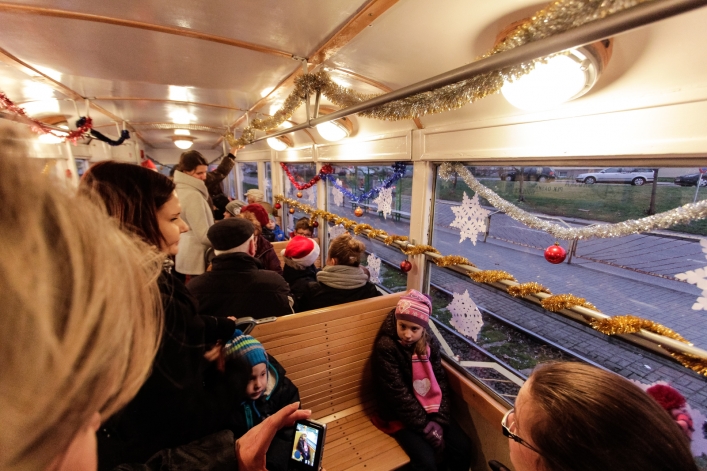 Prezydent jechał zabytkowym tramwajem. Tylko u nas galeria zdjęć!