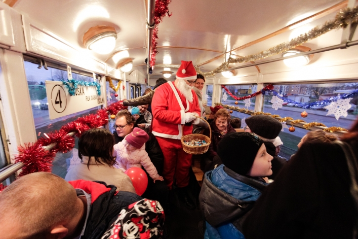 Prezydent jechał zabytkowym tramwajem. Tylko u nas galeria zdjęć!