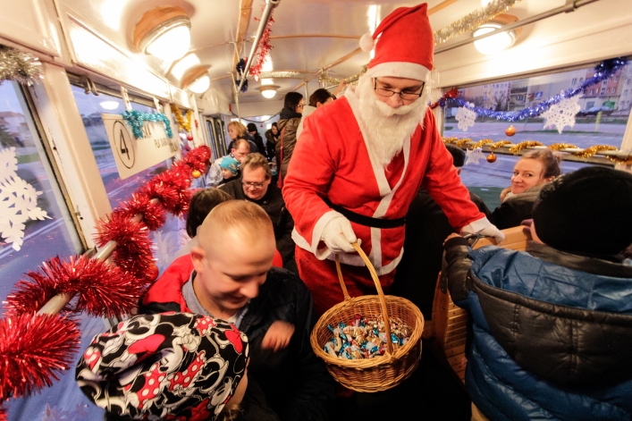 Prezydent jechał zabytkowym tramwajem. Tylko u nas galeria zdjęć!