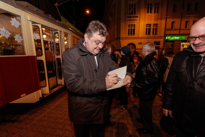 Prezydent jechał zabytkowym tramwajem. Tylko u nas galeria zdjęć!