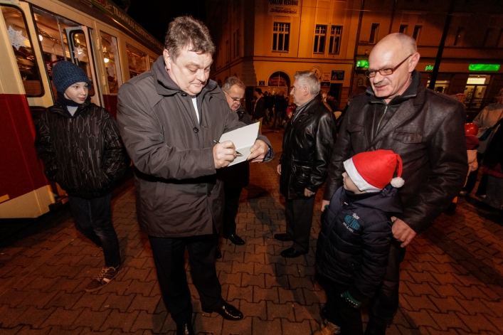 Prezydent jechał zabytkowym tramwajem. Tylko u nas galeria zdjęć!