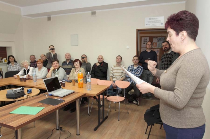 Prezydent z wizytą w Stowarzyszeniu Integracyjnym Głuchych