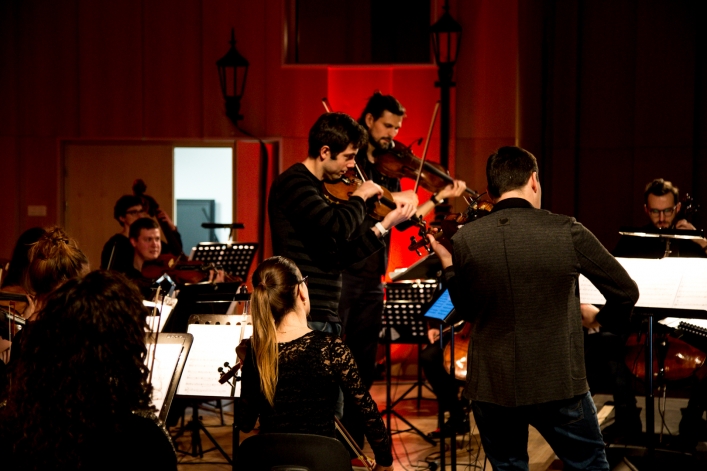 Próba generalna Atom String Quartet z EOK przy udziale młodzieży 