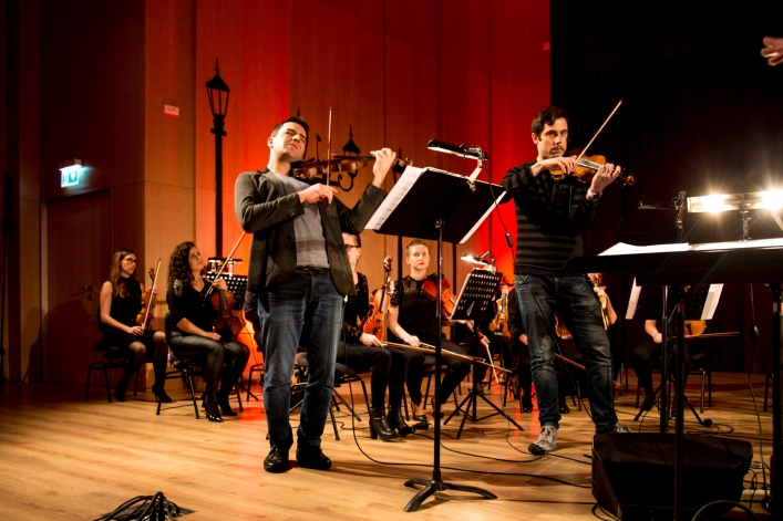Próba generalna Atom String Quartet z EOK przy udziale młodzieży 