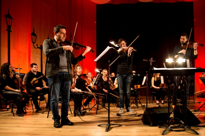 Próba generalna Atom String Quartet z EOK przy udziale młodzieży 