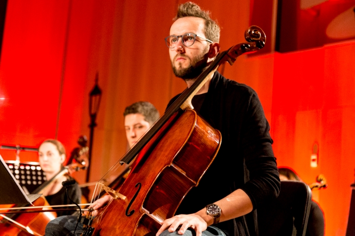 Próba generalna Atom String Quartet z EOK przy udziale młodzieży 