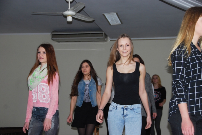 Próby choreograficzne Miss Ziemi Elbląskiej 2015