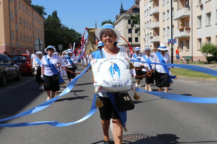 Procesja Bożego Ciała w parafii katedralnej (2018 r.)