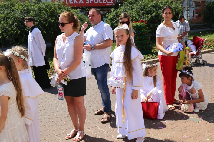Procesja Bożego Ciała w parafii katedralnej (2018 r.)