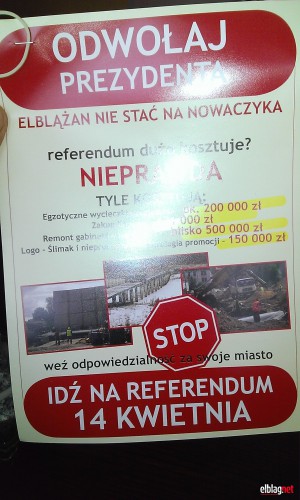Prokuratura nie rozpatrywała sprawy kolportażu ulotek wyborczych