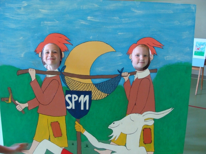 Przedszkolaki z Koziołkiem Matołkiem w SP 11