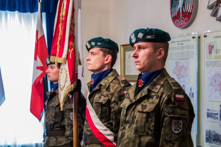 Przekazanie obowiązków nowemu wojskowemu komendantowi uzupełnień
