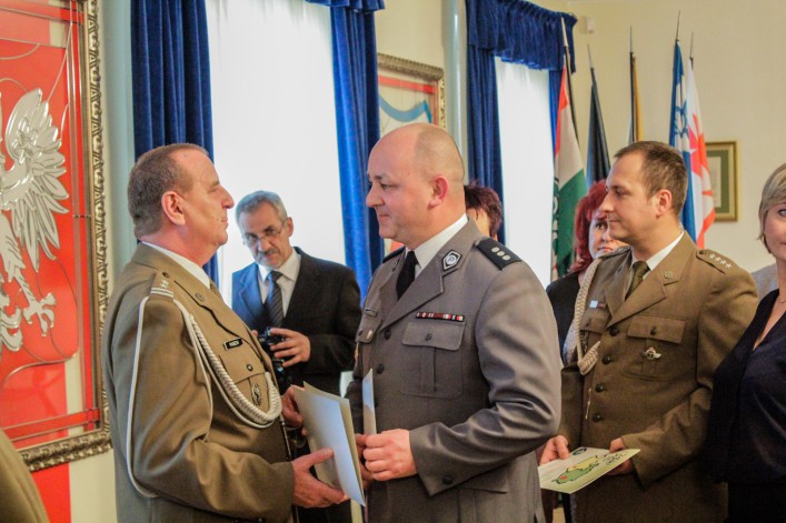 Przekazanie obowiązków nowemu wojskowemu komendantowi uzupełnień