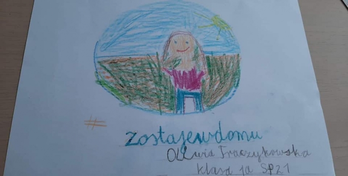 Przerwa od zajęć. Nauczyciele i dzieci zaskakują pomysłowością!
