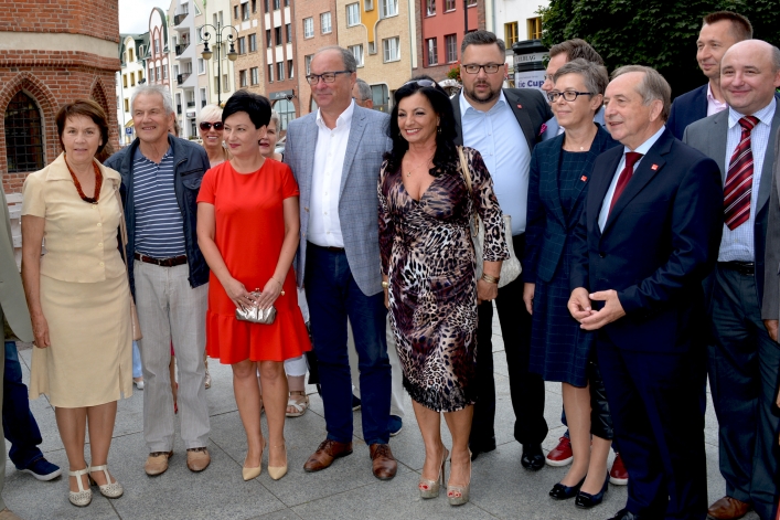 Przewodniczący SLD Włodzimierz Czarzasty w Elblągu