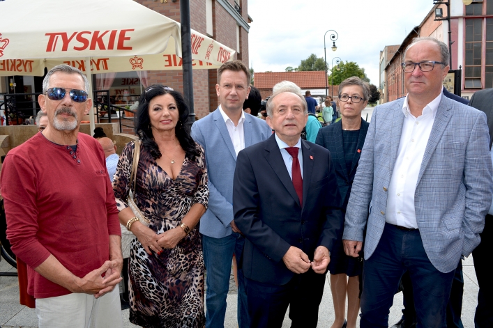 Przewodniczący SLD Włodzimierz Czarzasty w Elblągu