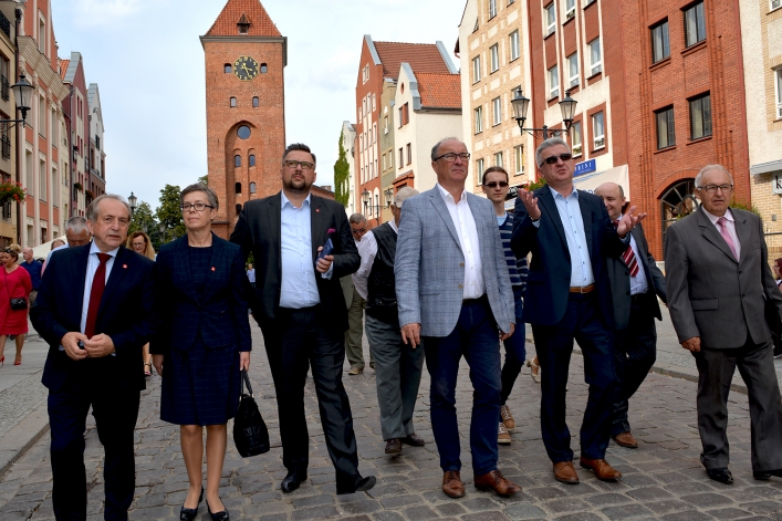 Przewodniczący SLD Włodzimierz Czarzasty w Elblągu