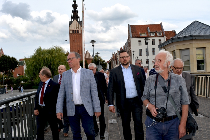Przewodniczący SLD Włodzimierz Czarzasty w Elblągu