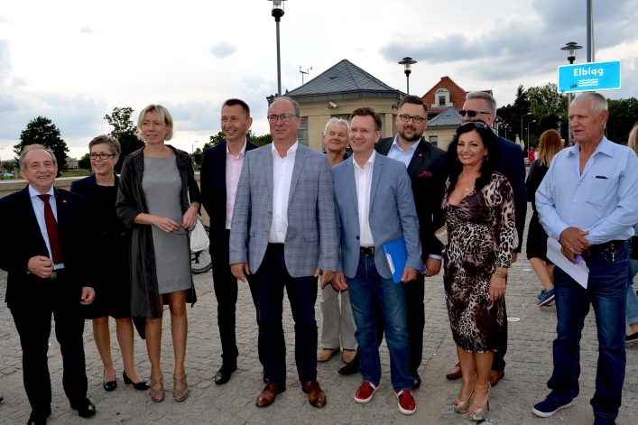 Przewodniczący SLD Włodzimierz Czarzasty w Elblągu