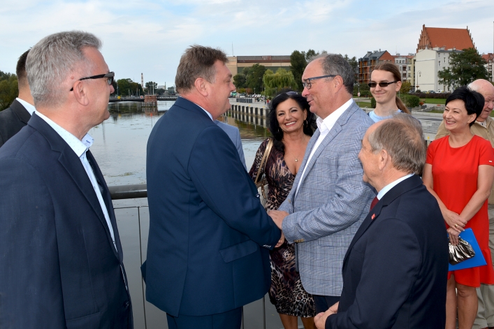 Przewodniczący SLD Włodzimierz Czarzasty w Elblągu
