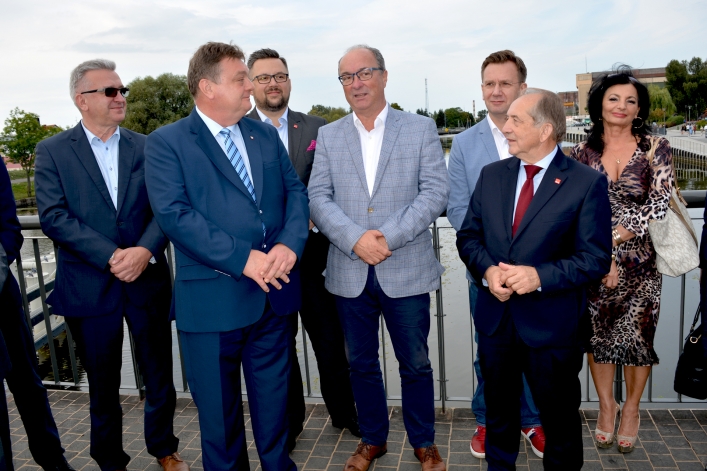Przewodniczący SLD Włodzimierz Czarzasty w Elblągu