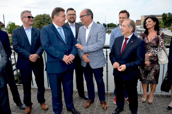 Przewodniczący SLD Włodzimierz Czarzasty w Elblągu