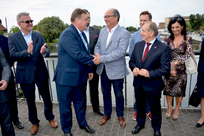 Przewodniczący SLD Włodzimierz Czarzasty w Elblągu