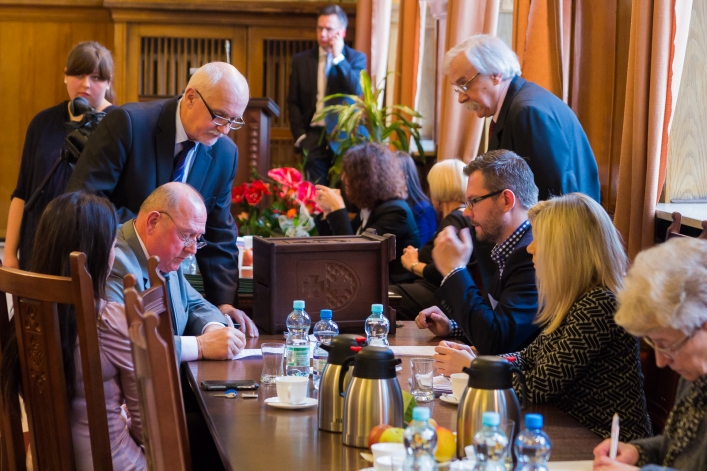 Przewodniczącym Rady Miejskiej został Marek Pruszak. Nie było innych kandydatów