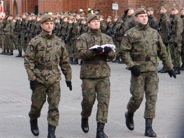 Przysięga Terytorialsów w Braniewie