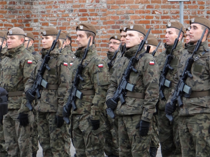 Przysięga Terytorialsów w Braniewie