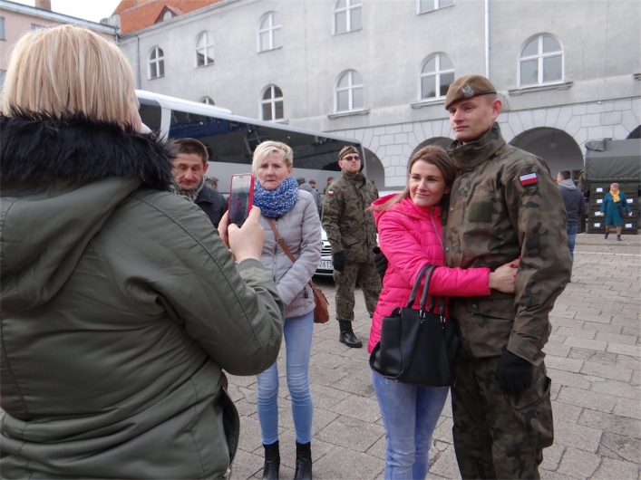 Przysięga Terytorialsów w Braniewie